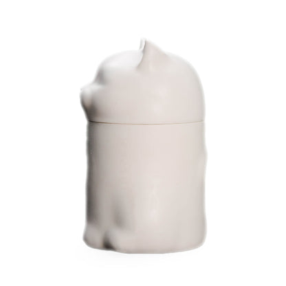 Personalized Cat Pet Urn | Hand-Painted Ceramic Memorial for Pets | Made to Order