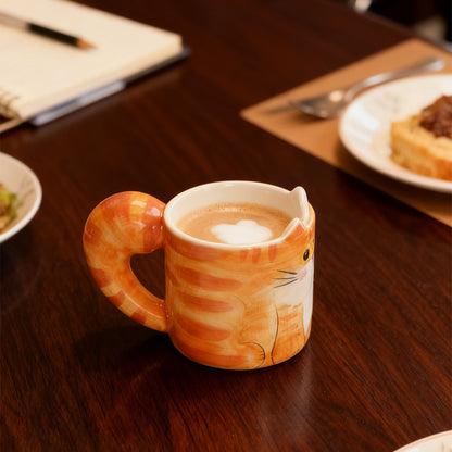 Hand-Painted Custom Pet Mug | Cat, Dog & Other Pets | Personalized Ceramic Coffee Cup