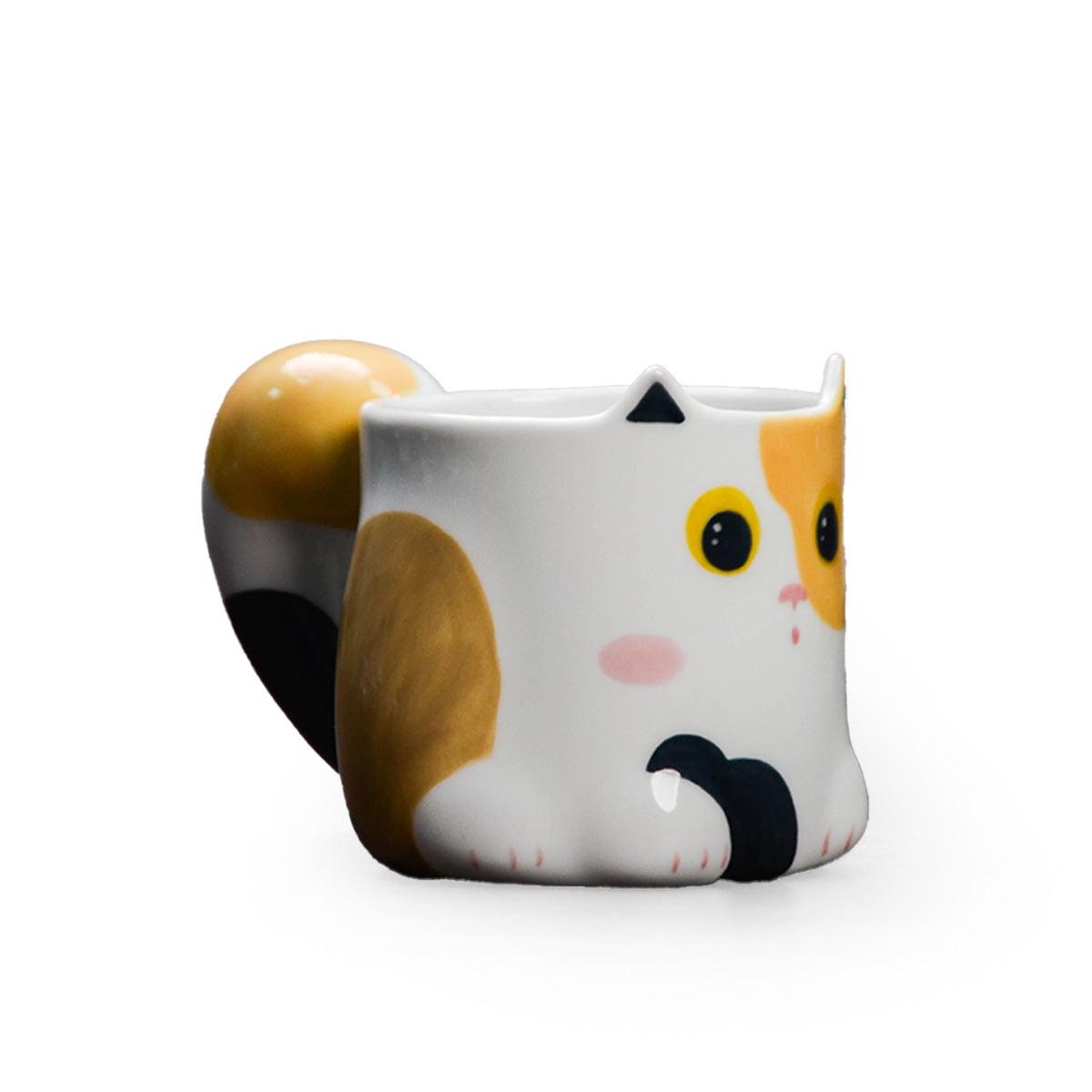 Hand-Painted Dog-Shaped Coffee Mug | Personalized Custom Pet Portrait Cup