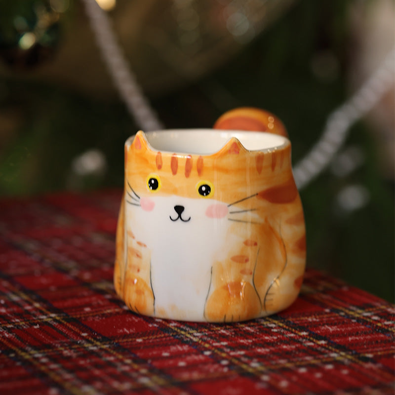 Hand-Painted Custom Pet Mug | Cat, Dog & Other Pets | Personalized Ceramic Coffee Cup