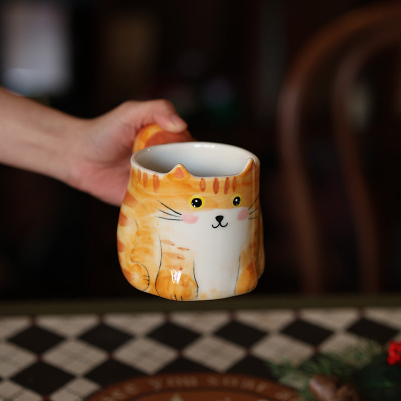 Hand-Painted Custom Pet Mug | Cat, Dog & Other Pets | Personalized Ceramic Coffee Cup