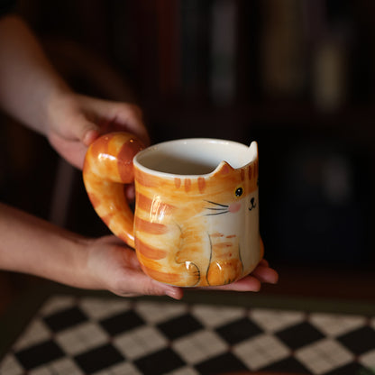Hand-Painted Custom Pet Mug | Cat, Dog & Other Pets | Personalized Ceramic Coffee Cup